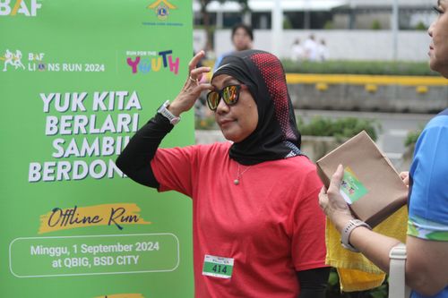 Race photo from Road to BAF Lions Run 2024
