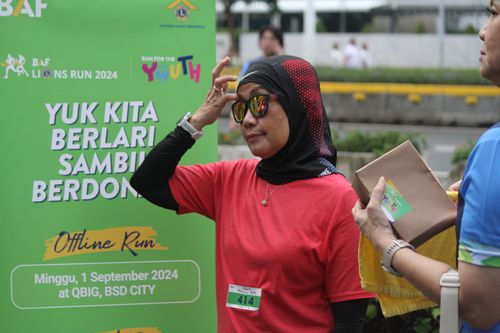 Race photo from Road to BAF Lions Run 2024