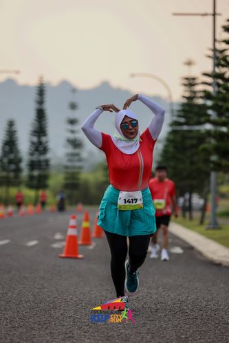 Race photo from CISANGKAN KBP CITY RUN 2025