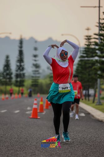 Race photo from CISANGKAN KBP CITY RUN 2025