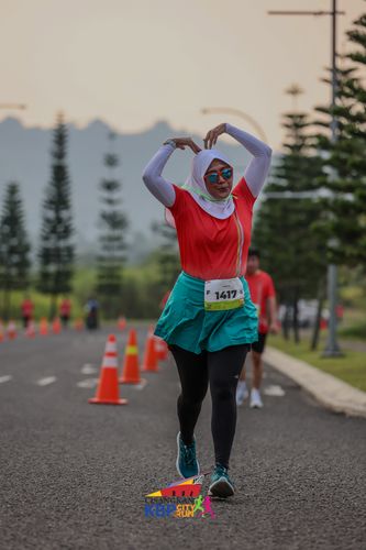 Race photo from CISANGKAN KBP CITY RUN 2025