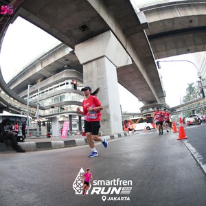 Race photo from SMARTFREN RUN 2026