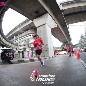 Race photo from SMARTFREN RUN 2026