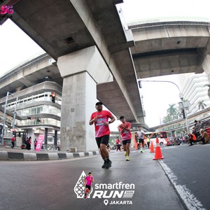 Race photo from SMARTFREN RUN 2026