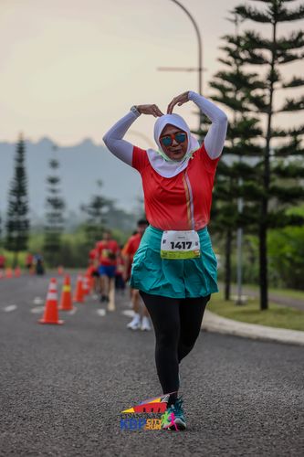 Race photo from CISANGKAN KBP CITY RUN 2025