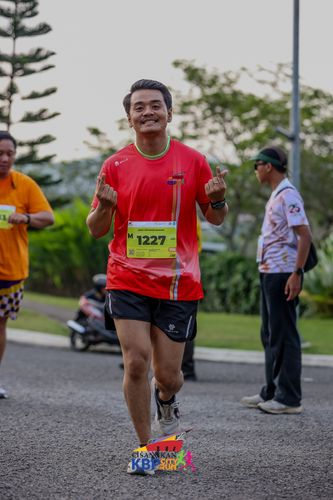 Race photo from CISANGKAN KBP CITY RUN 2025