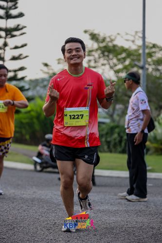 Race photo from CISANGKAN KBP CITY RUN 2025