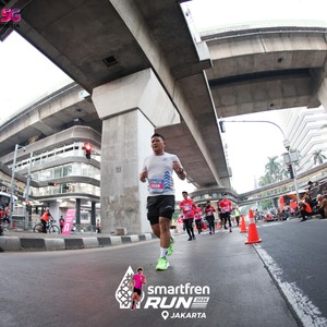 Race photo from SMARTFREN RUN 2026