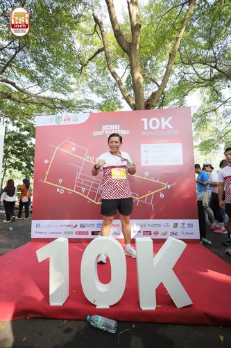 Race photo from Kediri Half Marathon 2024