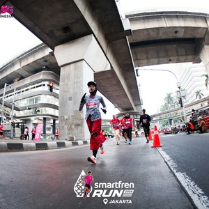 Race photo from SMARTFREN RUN 2026