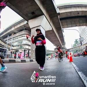 Race photo from SMARTFREN RUN 2026