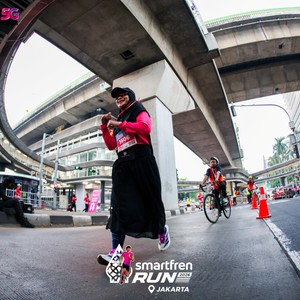 Race photo from SMARTFREN RUN 2026