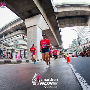 Race photo from SMARTFREN RUN 2026