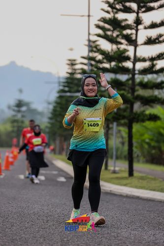 Race photo from CISANGKAN KBP CITY RUN 2025