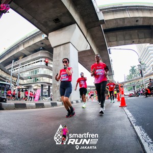 Race photo from SMARTFREN RUN 2026