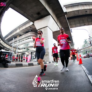Race photo from SMARTFREN RUN 2026