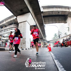 Race photo from SMARTFREN RUN 2026