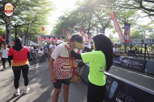 Race photo from Kediri Half Marathon 2024