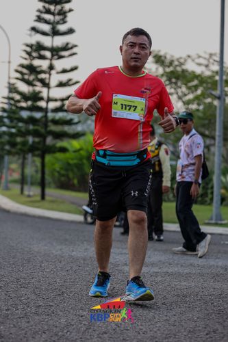 Race photo from CISANGKAN KBP CITY RUN 2025