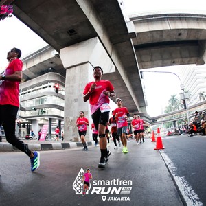 Race photo from SMARTFREN RUN 2026