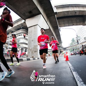 Race photo from SMARTFREN RUN 2026