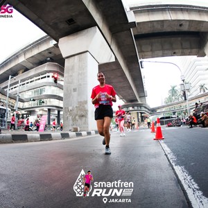 Race photo from SMARTFREN RUN 2026