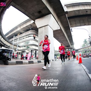 Race photo from SMARTFREN RUN 2026