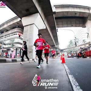Race photo from SMARTFREN RUN 2026
