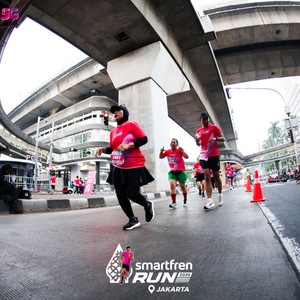 Race photo from SMARTFREN RUN 2026