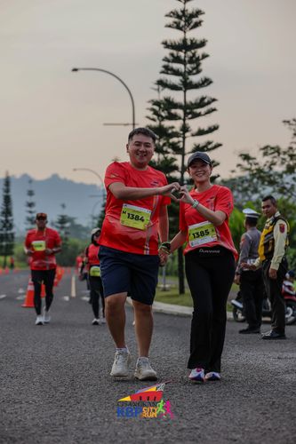 Race photo from CISANGKAN KBP CITY RUN 2025