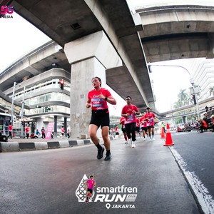Race photo from SMARTFREN RUN 2026