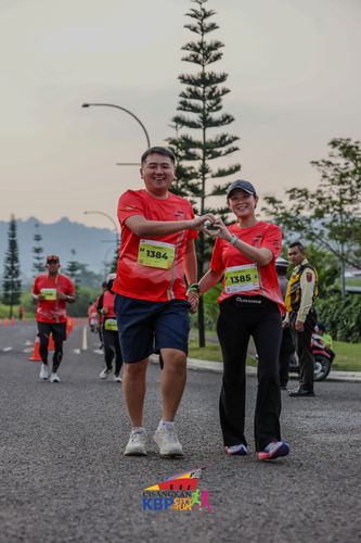 Race photo from CISANGKAN KBP CITY RUN 2025