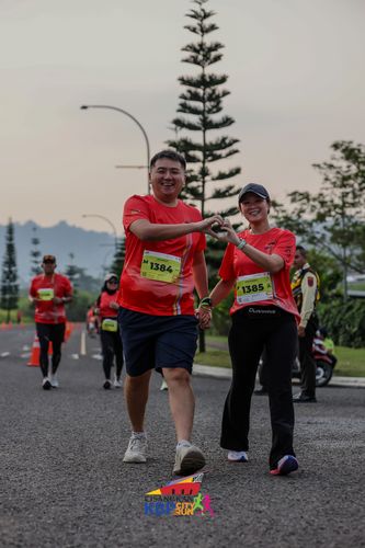 Race photo from CISANGKAN KBP CITY RUN 2025