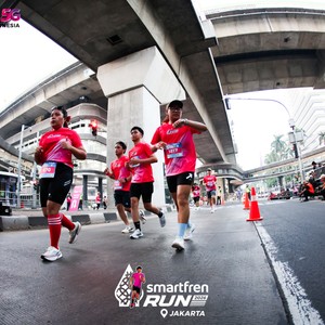 Race photo from SMARTFREN RUN 2026