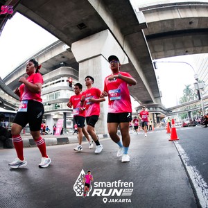 Race photo from SMARTFREN RUN 2026
