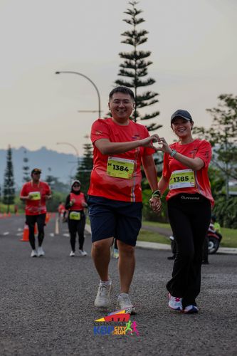 Race photo from CISANGKAN KBP CITY RUN 2025