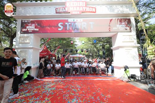 Race photo from Kediri Half Marathon 2024