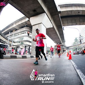 Race photo from SMARTFREN RUN 2026