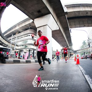 Race photo from SMARTFREN RUN 2026