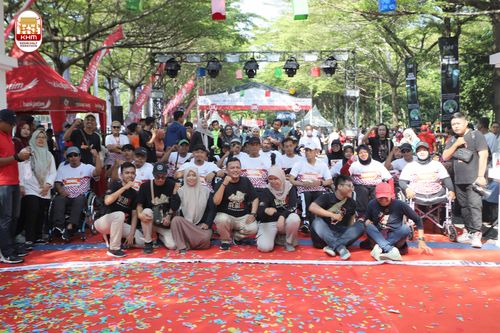 Race photo from Kediri Half Marathon 2024
