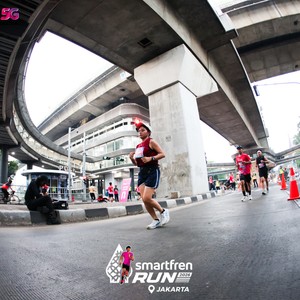 Race photo from SMARTFREN RUN 2026