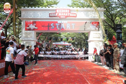 Race photo from Kediri Half Marathon 2024