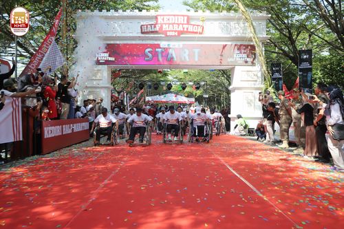 Race photo from Kediri Half Marathon 2024