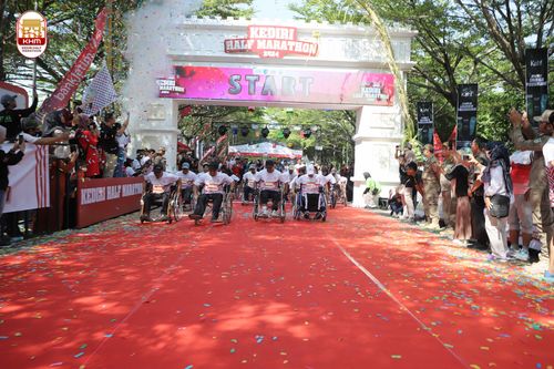 Race photo from Kediri Half Marathon 2024