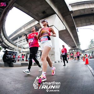 Race photo from SMARTFREN RUN 2026