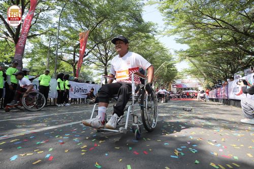 Race photo from Kediri Half Marathon 2024