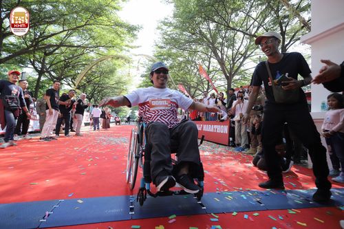 Race photo from Kediri Half Marathon 2024