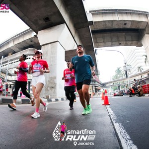 Race photo from SMARTFREN RUN 2026