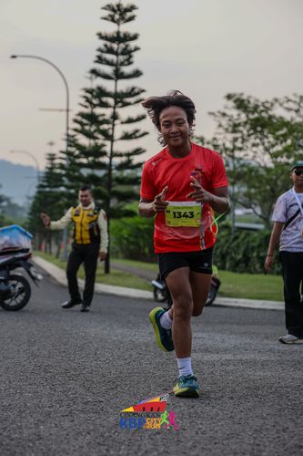 Race photo from CISANGKAN KBP CITY RUN 2025