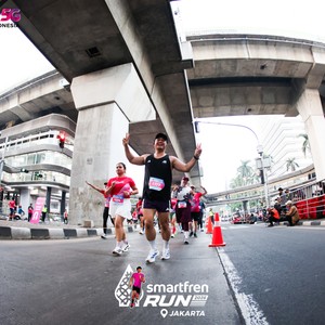 Race photo from SMARTFREN RUN 2026